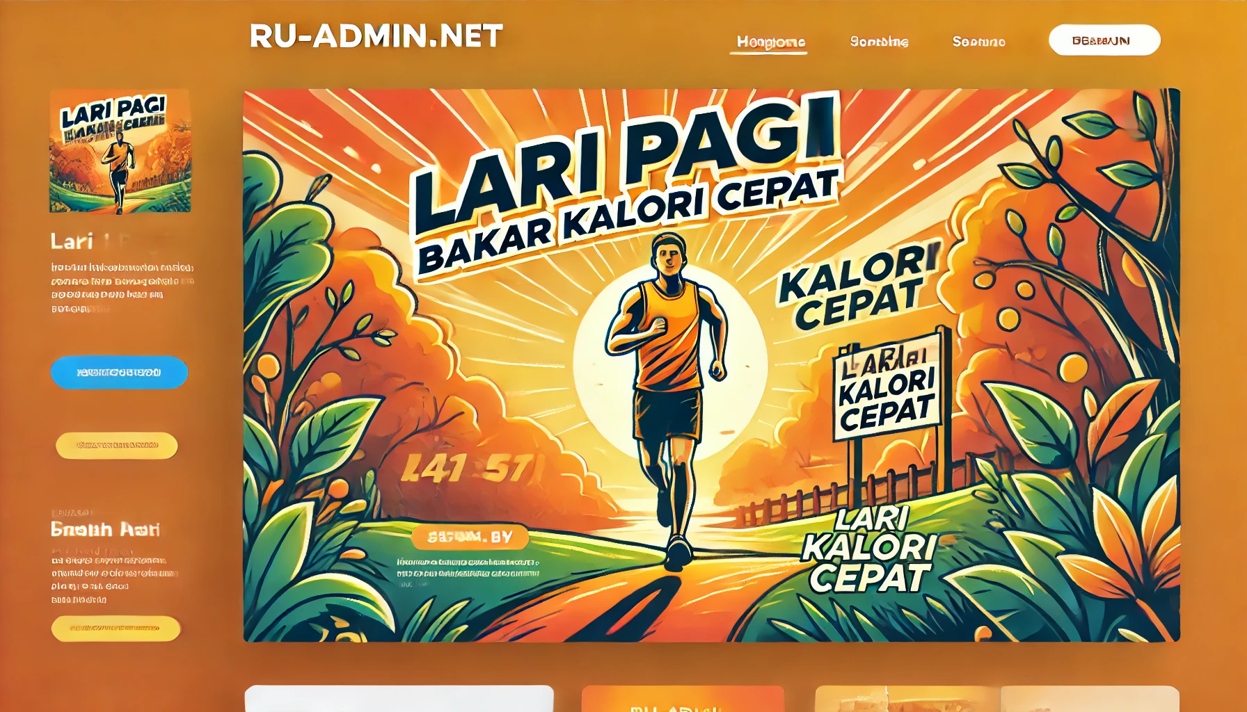 Lari Pagi Bakar Kalori Cepat
