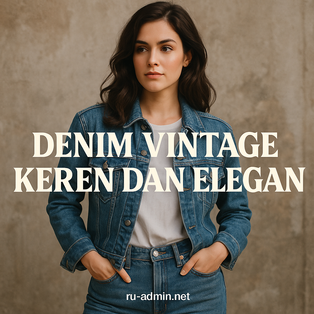 Denim Vintage Keren dan Elegan