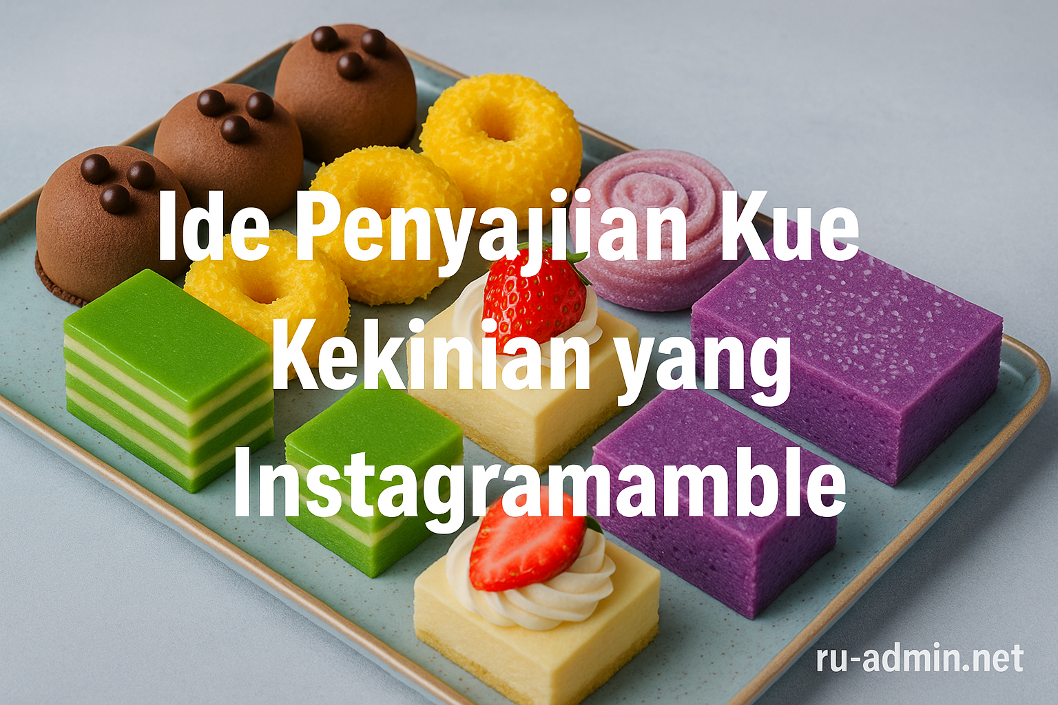 Ide Penyajian Kue Kekinian yang Instagramable