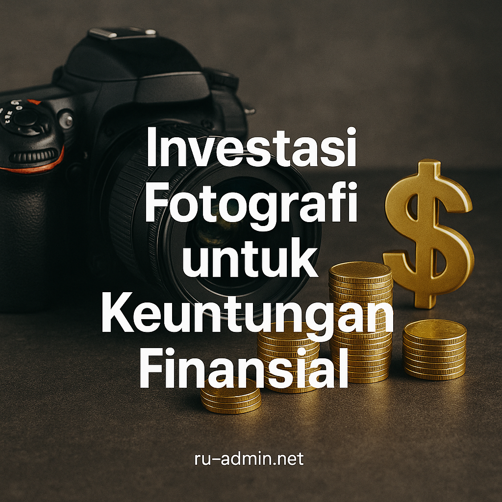 Investasi Fotografi untuk Keuntungan Finansial
