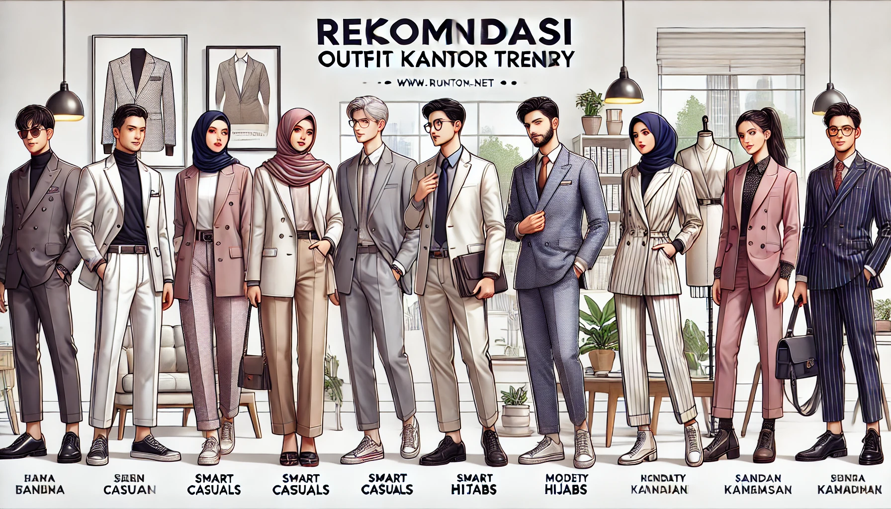 Rekomendasi Outfit Kantor trendy