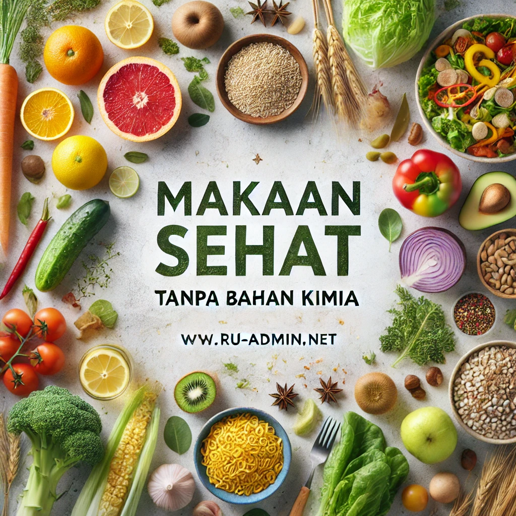 Makanan Sehat Tanpa Bahan Kimia