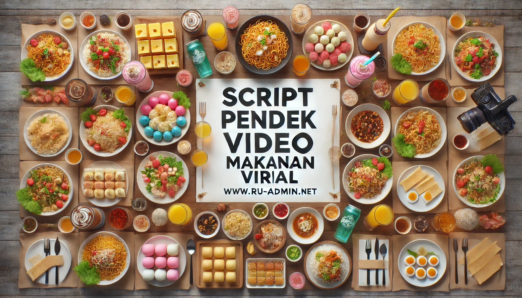 Script pendek video makanan viral