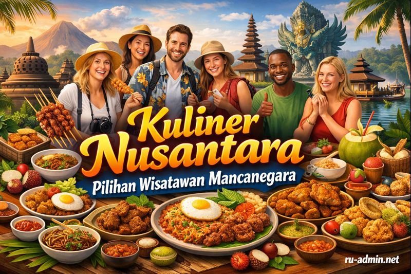 Kuliner Nusantara Pilihan Wisatawan Mancanegara