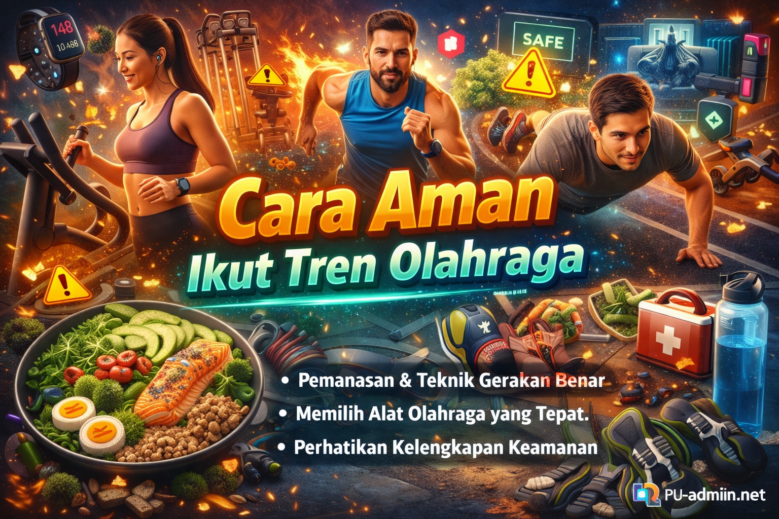 Cara Aman Ikut Tren Olahraga