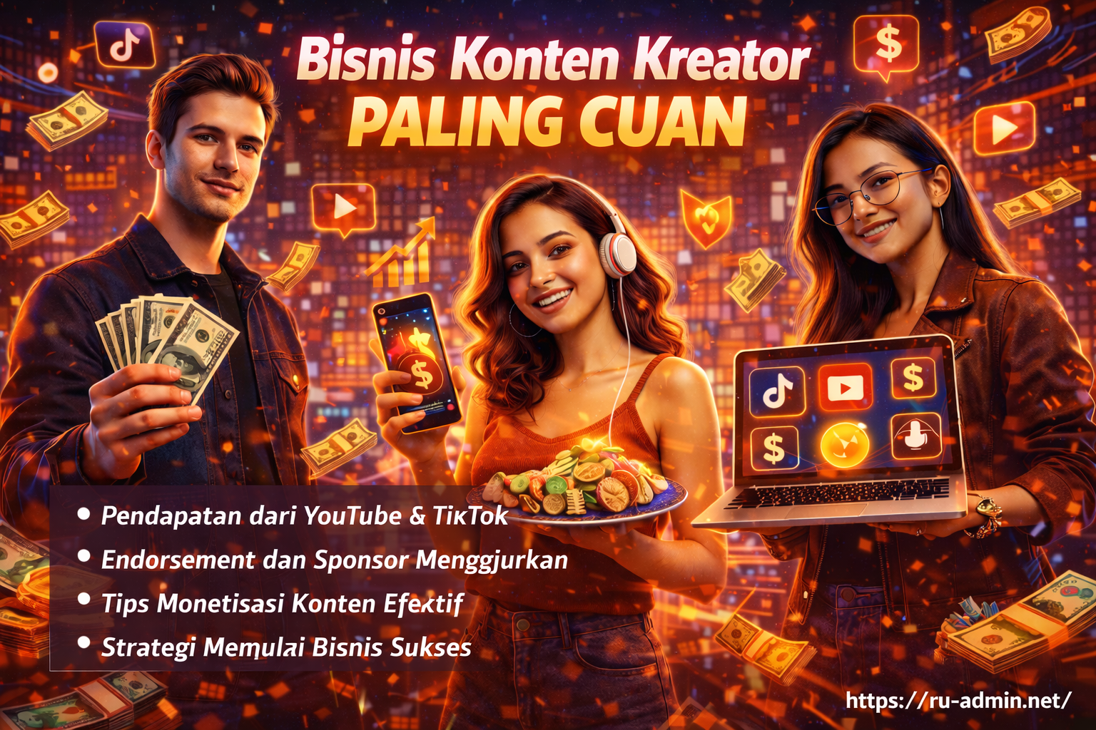 Bisnis Konten Kreator Paling Cuan