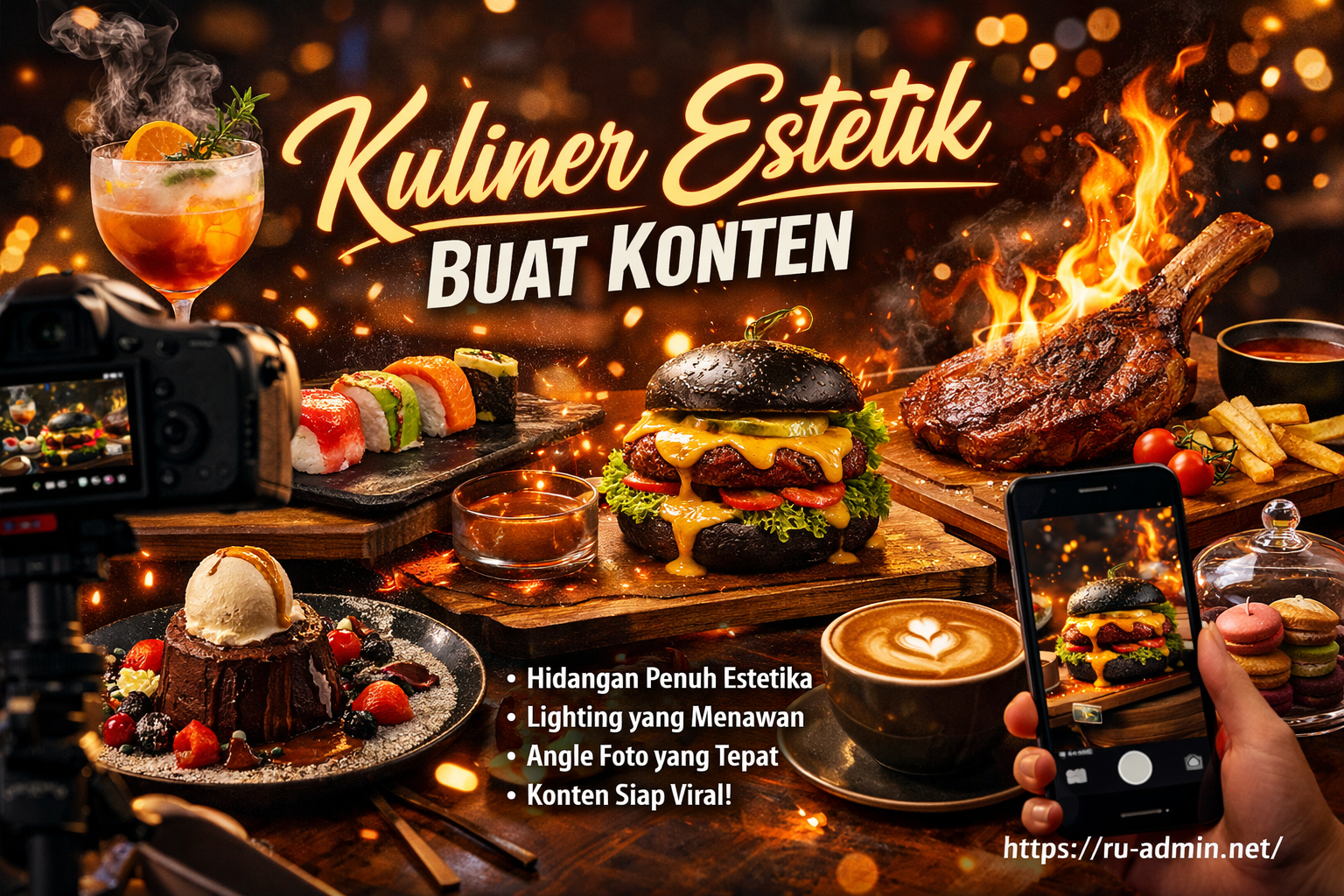Kuliner Estetik Buat Konten