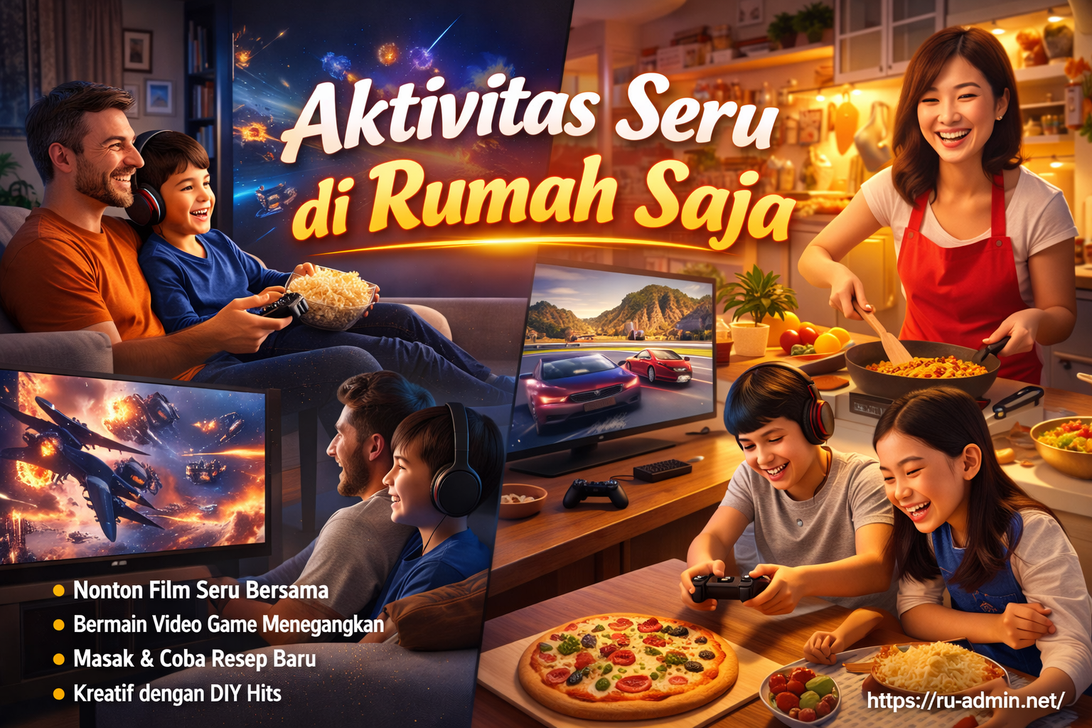 Aktivitas Seru di Rumah Saja