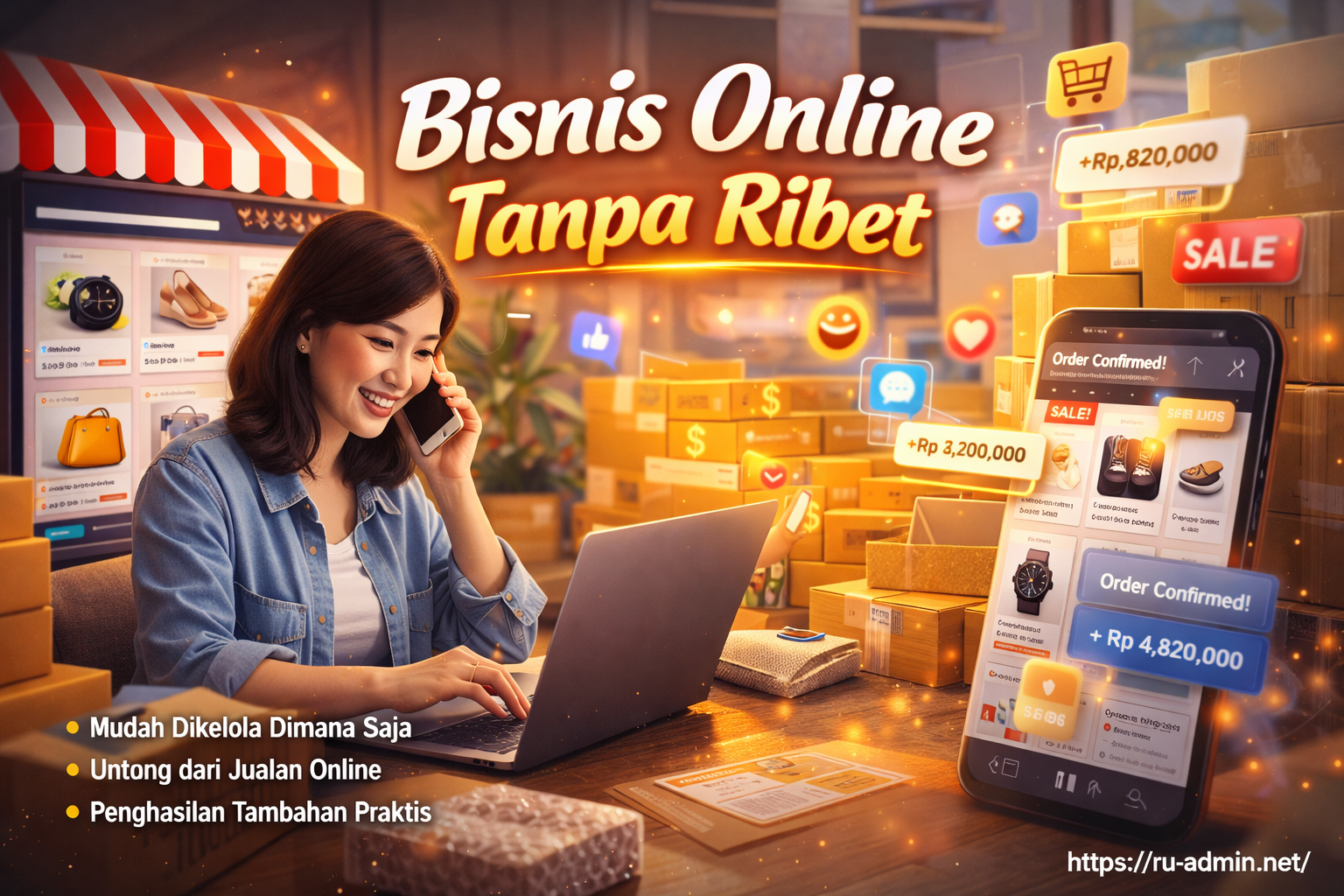 Bisnis Online Tanpa Ribet