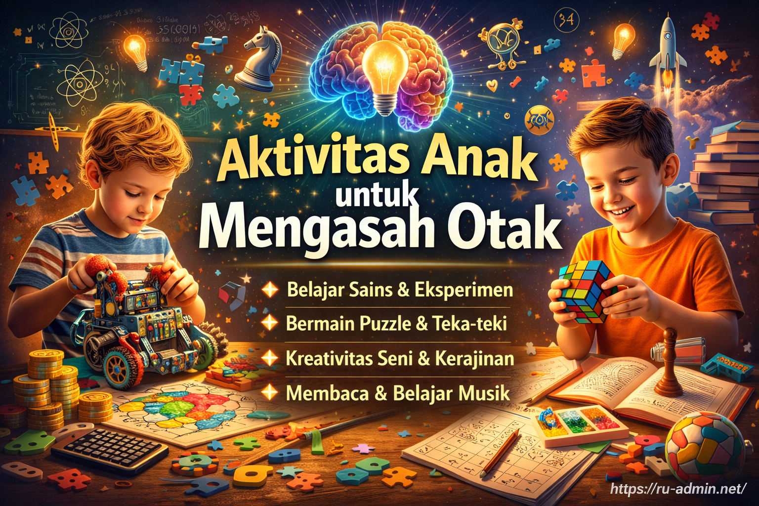 Aktivitas Anak untuk Mengasah Otak