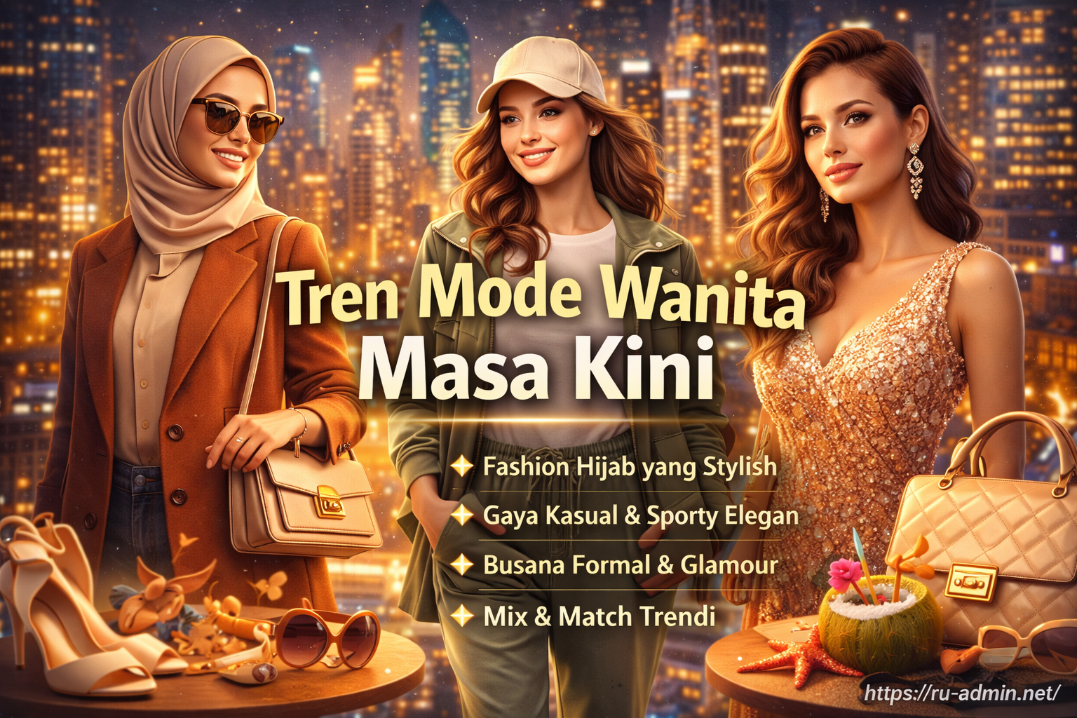Tren Mode Wanita Masa Kini