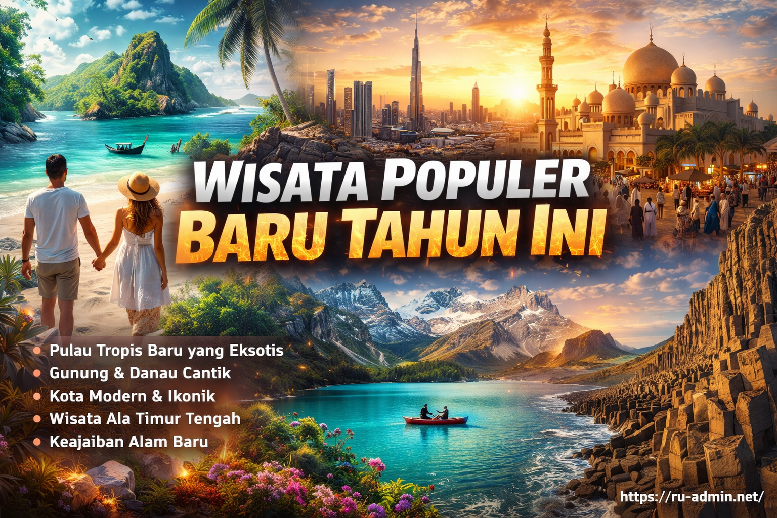Wisata Populer Baru Tahun Ini