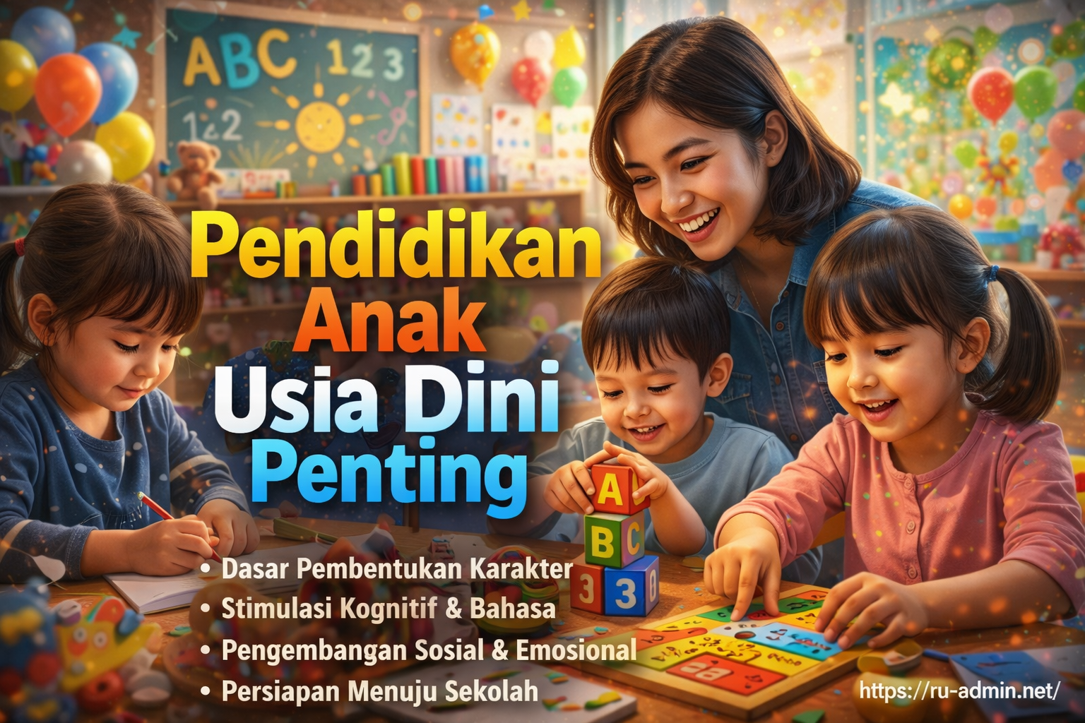 Pendidikan Anak Usia Dini Penting