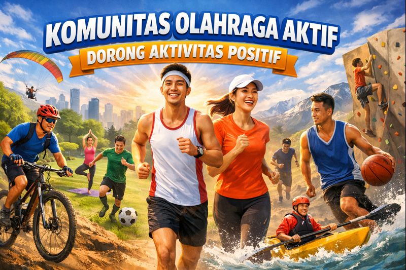 Komunitas Olahraga Aktif Dorong Aktivitas Positif