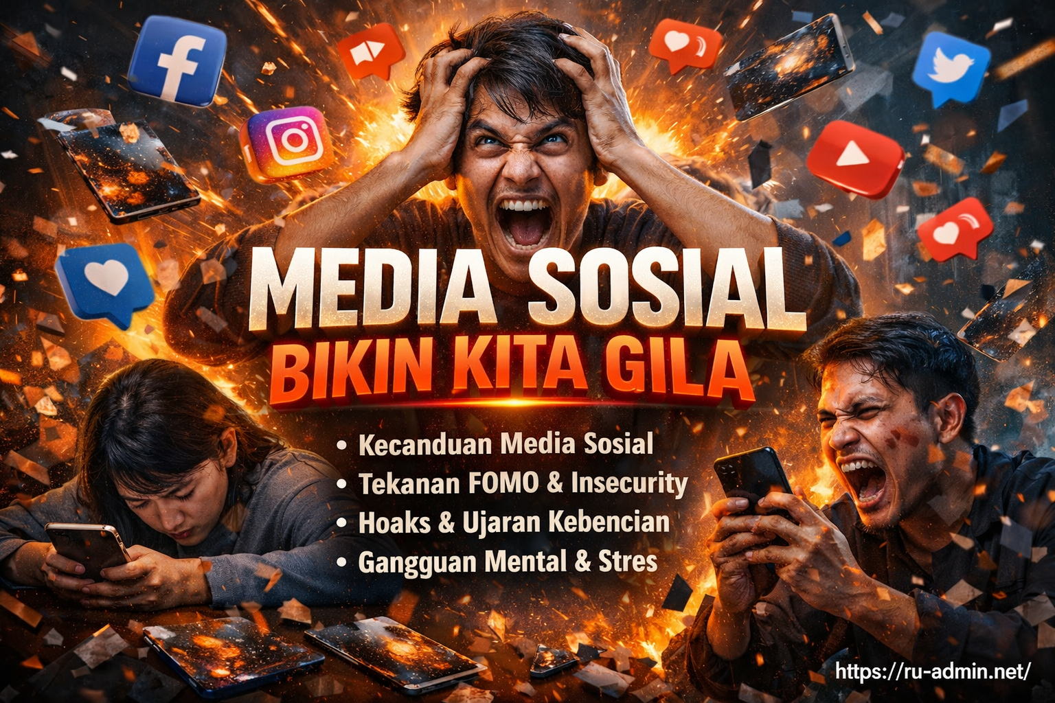 Media Sosial Bikin Kita Gila