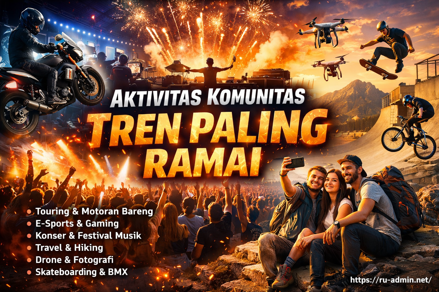 Aktivitas Komunitas Tren Paling Ramai