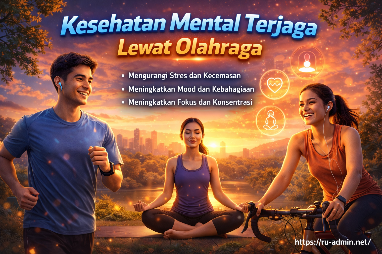 Kesehatan Mental Terjaga Lewat Olahraga