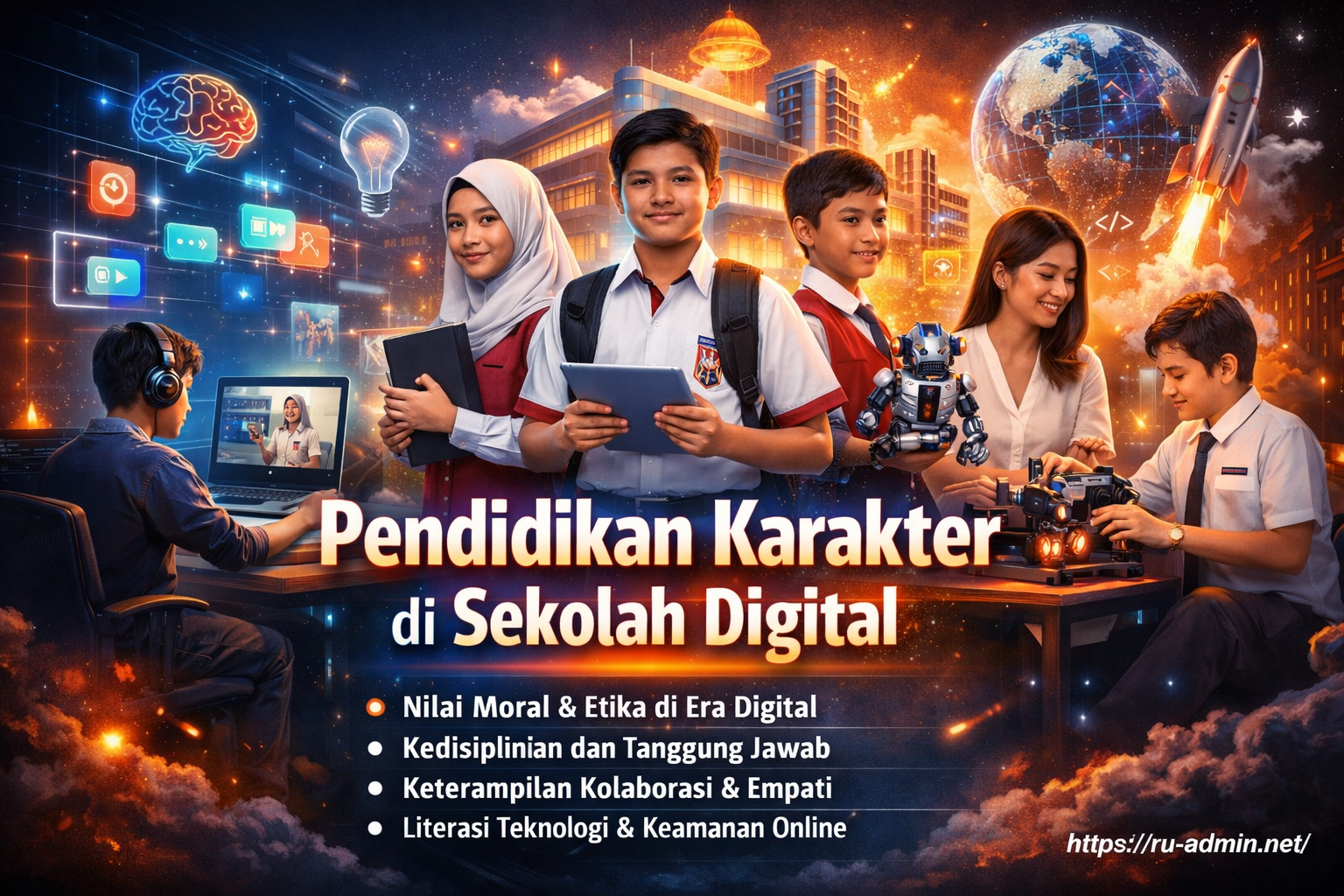 Pendidikan Karakter di Sekolah Digital