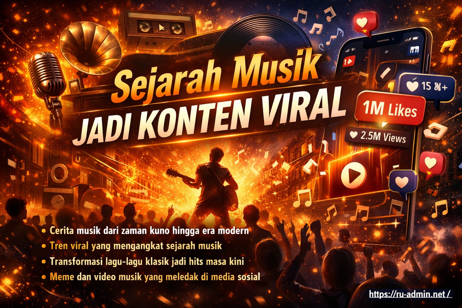 Sejarah Musik Jadi Konten Viral