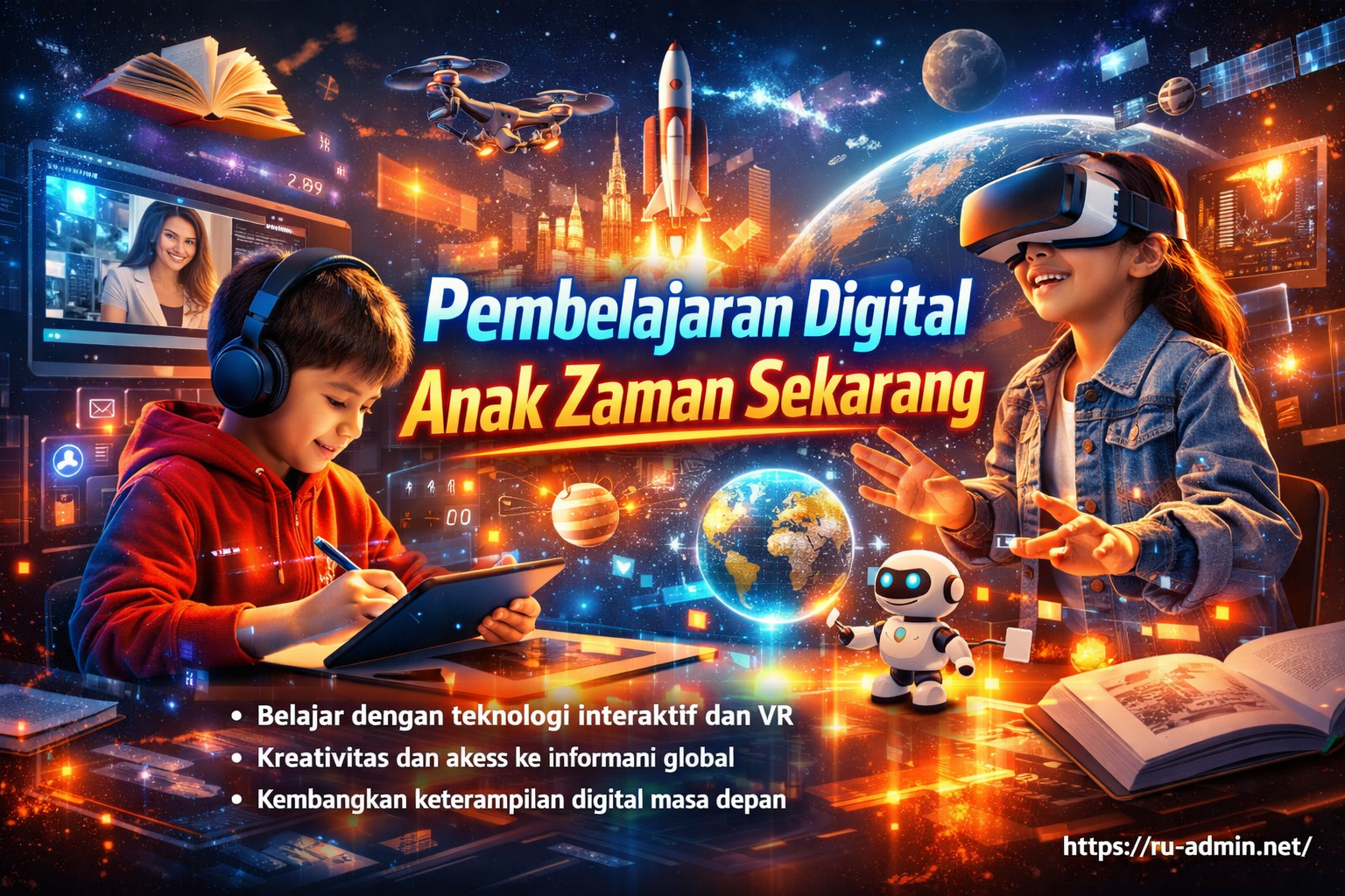 Pembelajaran Digital Anak Zaman Sekarang