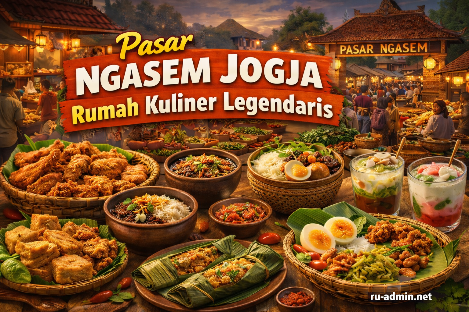 Pasar Ngasem Jogja Rumah Kuliner Legendaris