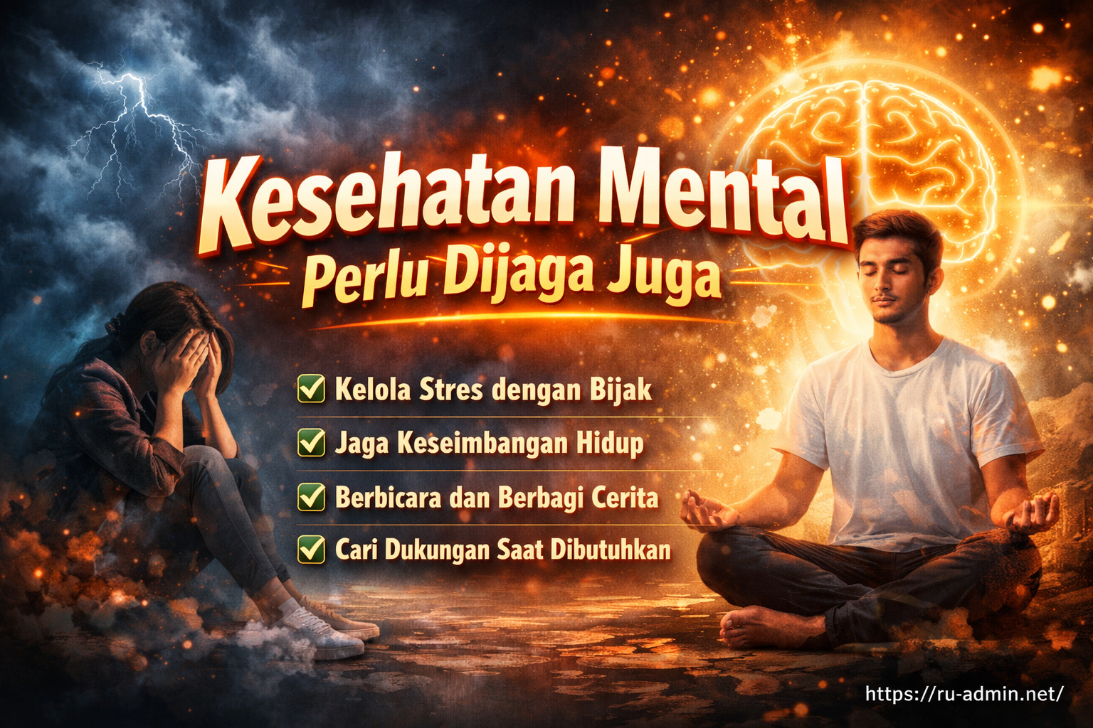 Kesehatan Mental Perlu Dijaga Juga